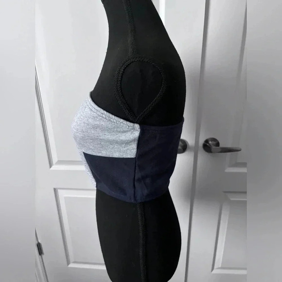 Frankie Collective | Rework  Nike Patchwork Bandeau Top | Size L - Picture 7 of 8